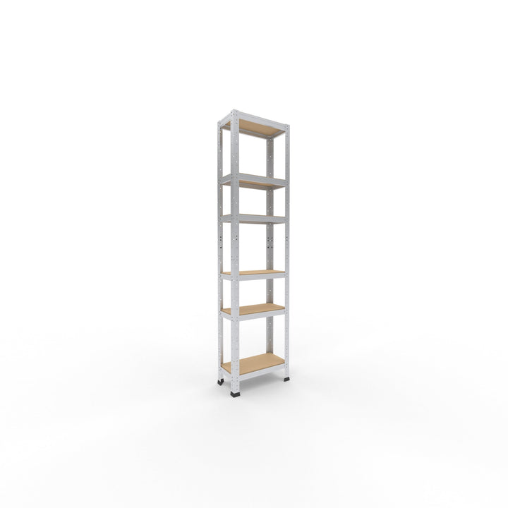 shelfplaza® 180x45x23cm Home Schwerlastregal verzinkt/Metallregal mit 6 Böden/Kellerregal Metall, Ga