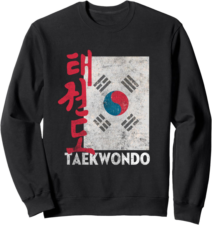 Taekwondo T-Shirt - Koreanische Flagge Taekwondo Shirt Sweatshirt