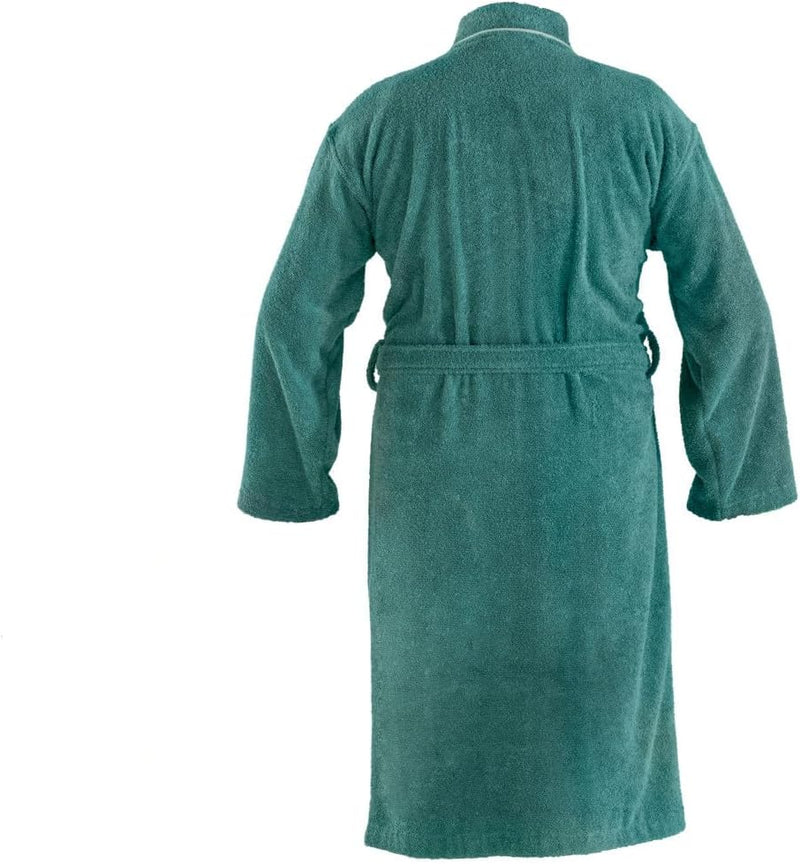 Chiemsee Bademantel Venice im Kimono-Stil für Damen und Herren aus weicher Baumwolle | Grösse L | Sm
