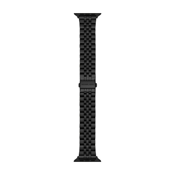 Michael Kors Herrenarmband für Apple Watch®, 38/40/41 mm und 42/44/45/49 mm, aus Edelstahl Black, Bl