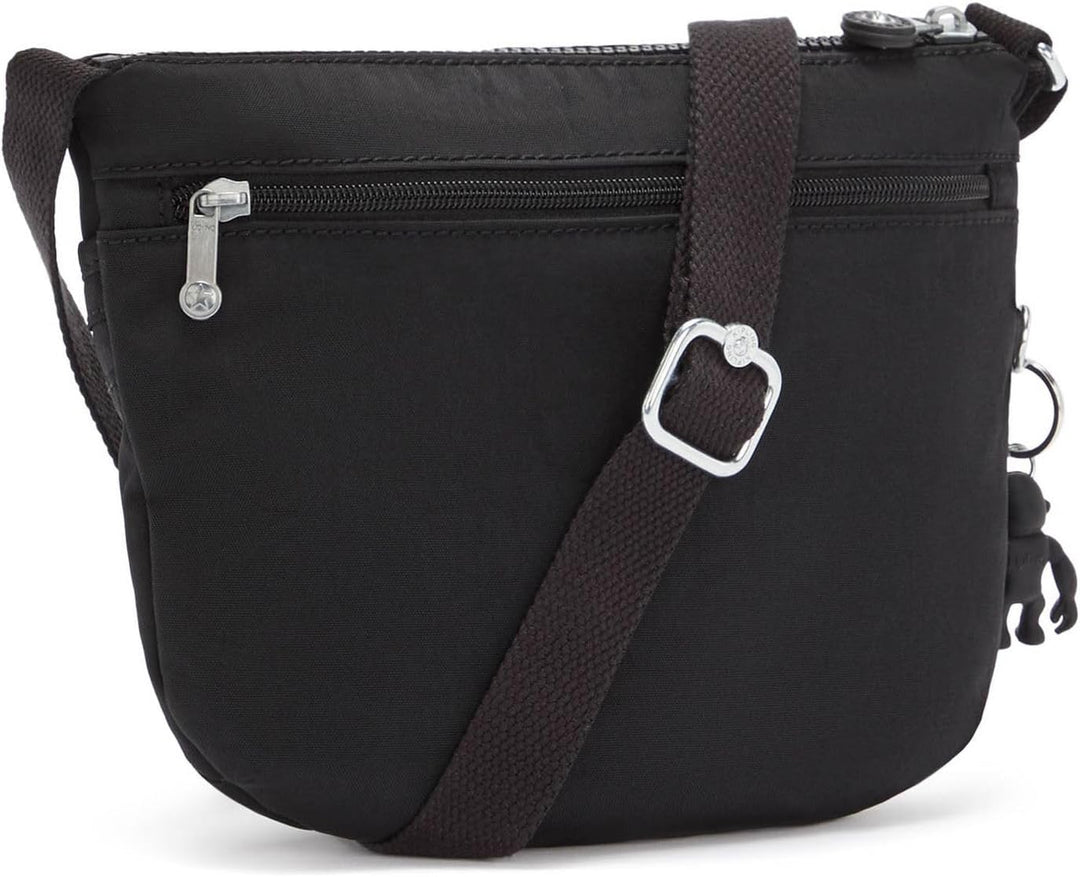 Kipling Damen Arto Crossbody, Schwarz (Black), 25x21x3 centimeters (B x H T) EU Black Noir, Black No