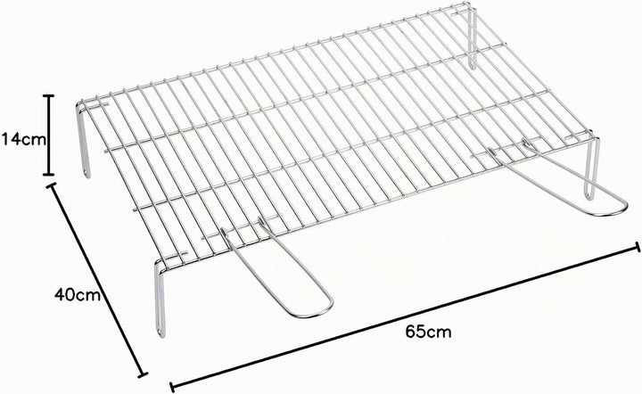 Sauvic Verzinkter Beinen Grillrost, Stahl, 02455