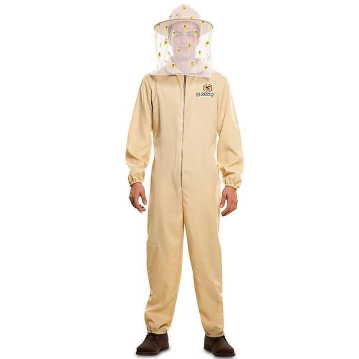EUROCARNAVALES Kostüm Imkermeister Matthias Gr. S M/L beige Overall Imker Bienenzüchter Beruf Karnev