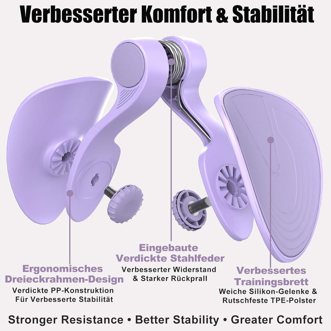 Oberschenkeltrainer 35lb Beckenboden Trainer Damen für Frau Beinpresse Po Trainer für Zuhause MäNner