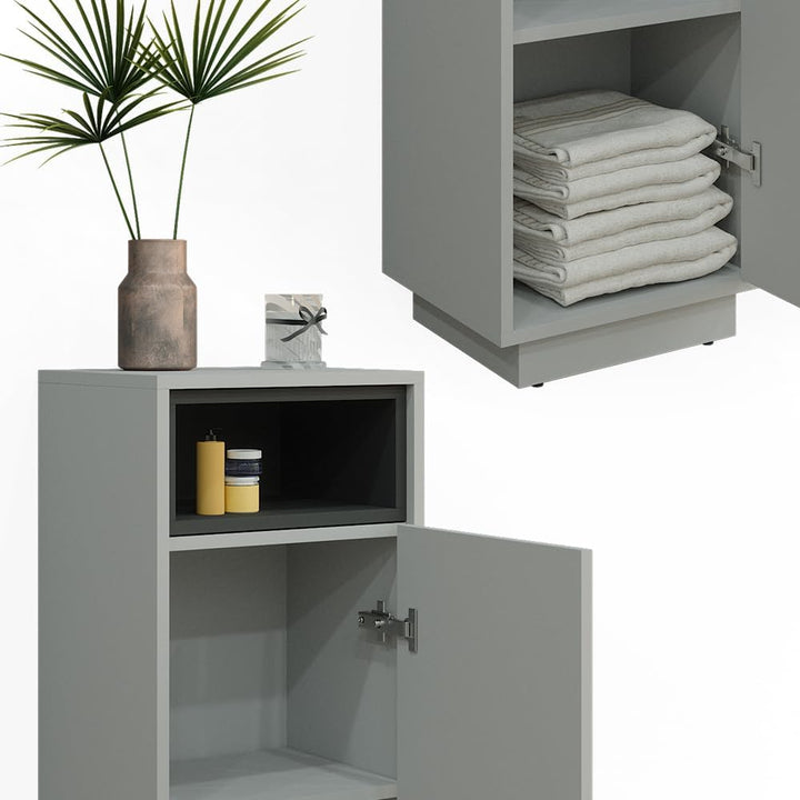 Vicco "Beatrice, Grau/Anthrazit, 38 x 93 cm, Grau