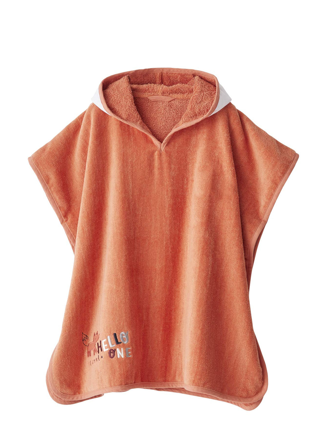 Vertbaudet Bade-Poncho, Fuchs-Kostüm 98-116 Ziegel, 98-116 Ziegel