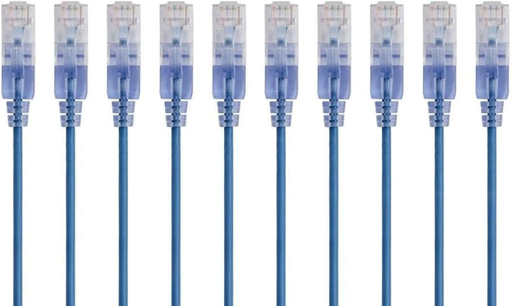 Monoprice SlimRun Cat6A Ethernet-Patchkabel – Netzwerk-Internetkabel – RJ45, verseilt, UTP, reines b