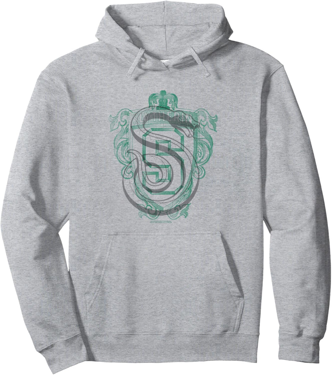 Harry Potter Slytherin Serpent Crest Pullover Hoodie