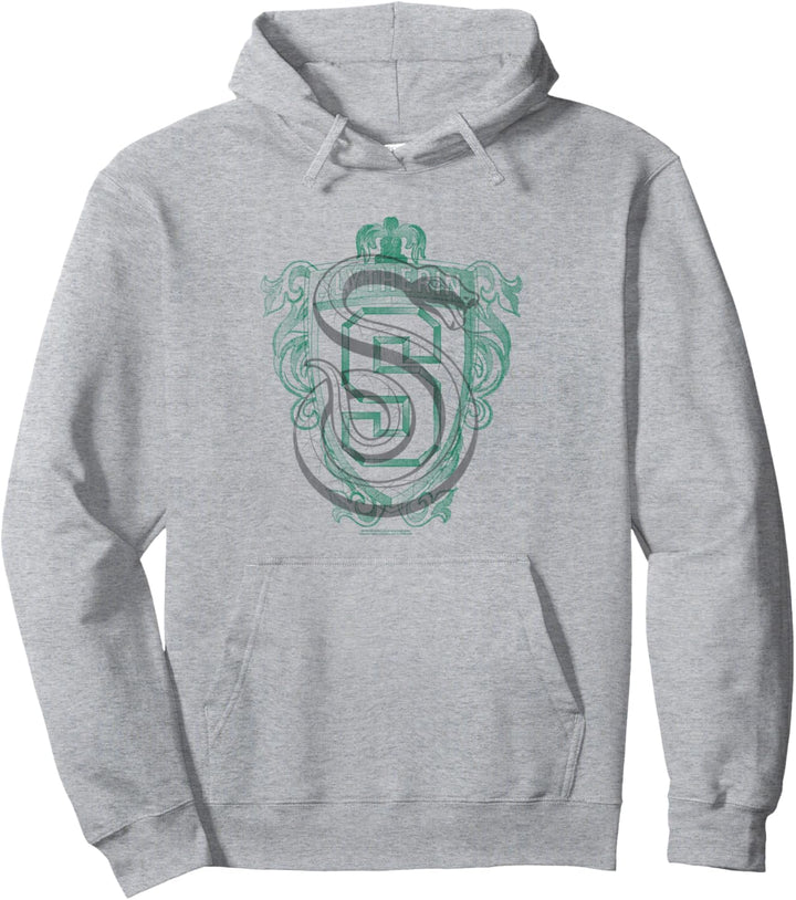 Harry Potter Slytherin Serpent Crest Pullover Hoodie
