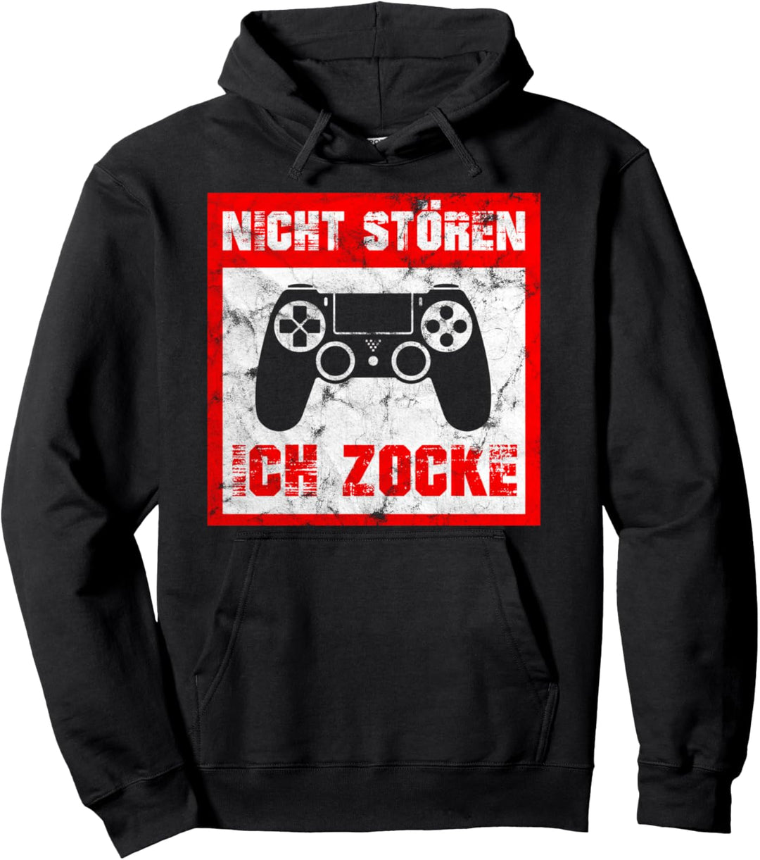 Gamer Zocken Gaming Geschenk für Zocker Nerds Pullover Hoodie