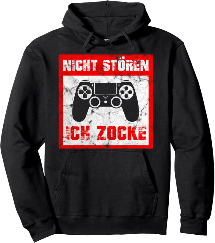Gamer Zocken Gaming Geschenk für Zocker Nerds Pullover Hoodie