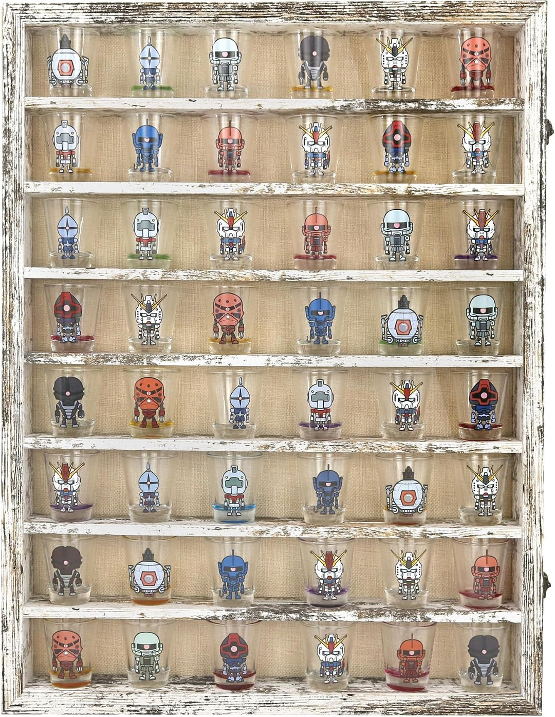 FramePro 3D Bilderrahmen 45x60 Grosse Schattenbox Vitrine Rahmen mit Glasfenstertür Erinnerungsstück