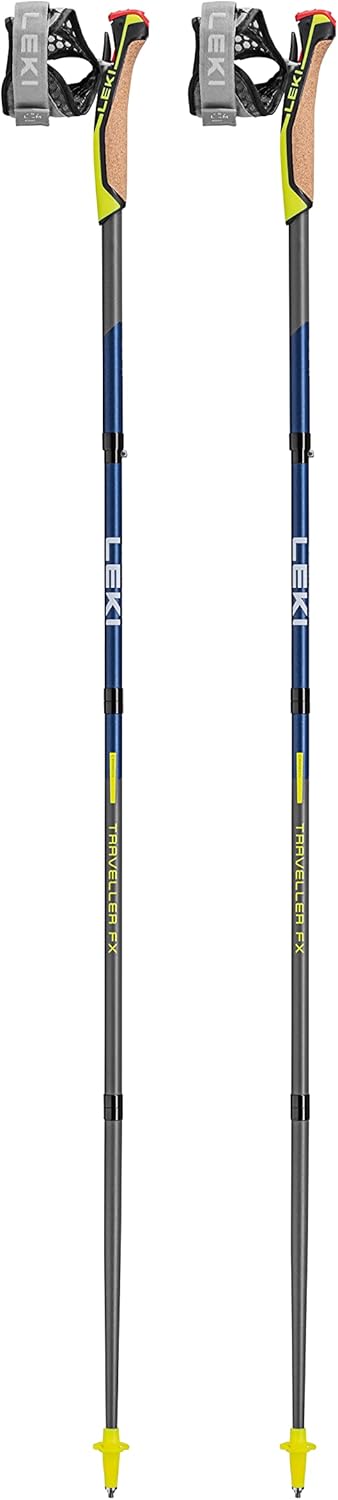 Leki Traveller FX.One Carbon Stöcke, Silvergray-midnightblue 125 Grau, 125 Grau