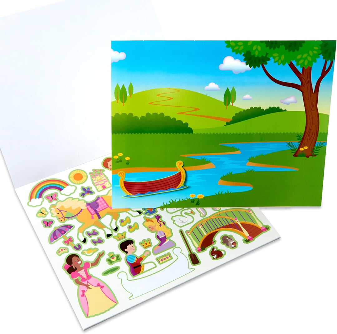 Melissa & Doug Reusable Sticker Pad Bundle contains Fairy, Princess, Dress-Up and Play House by Meli