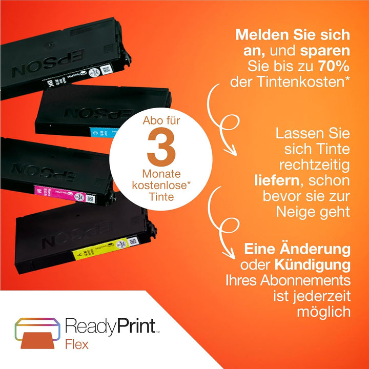 Epson Workforce PRO WF-3820DWF A4 Farbtintenstrahl-Multifunktionsgerät WF-3820 Ohne zusätzliche Tint