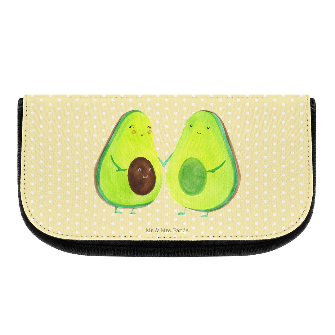 Mr. & Mrs. Panda Kosmetiktasche Avocado Pärchen - Geschenk, Kosmetikbeutel, Gesund, Vegan, Avocados,