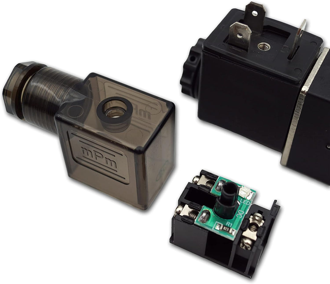 Pneumatik Magnet- Wegeventil 5/3 Wegeventil 1/4" 12 Volt DC (5/3 Wege 1/4" 12 Volt DC) 5/3 Wege 1/4