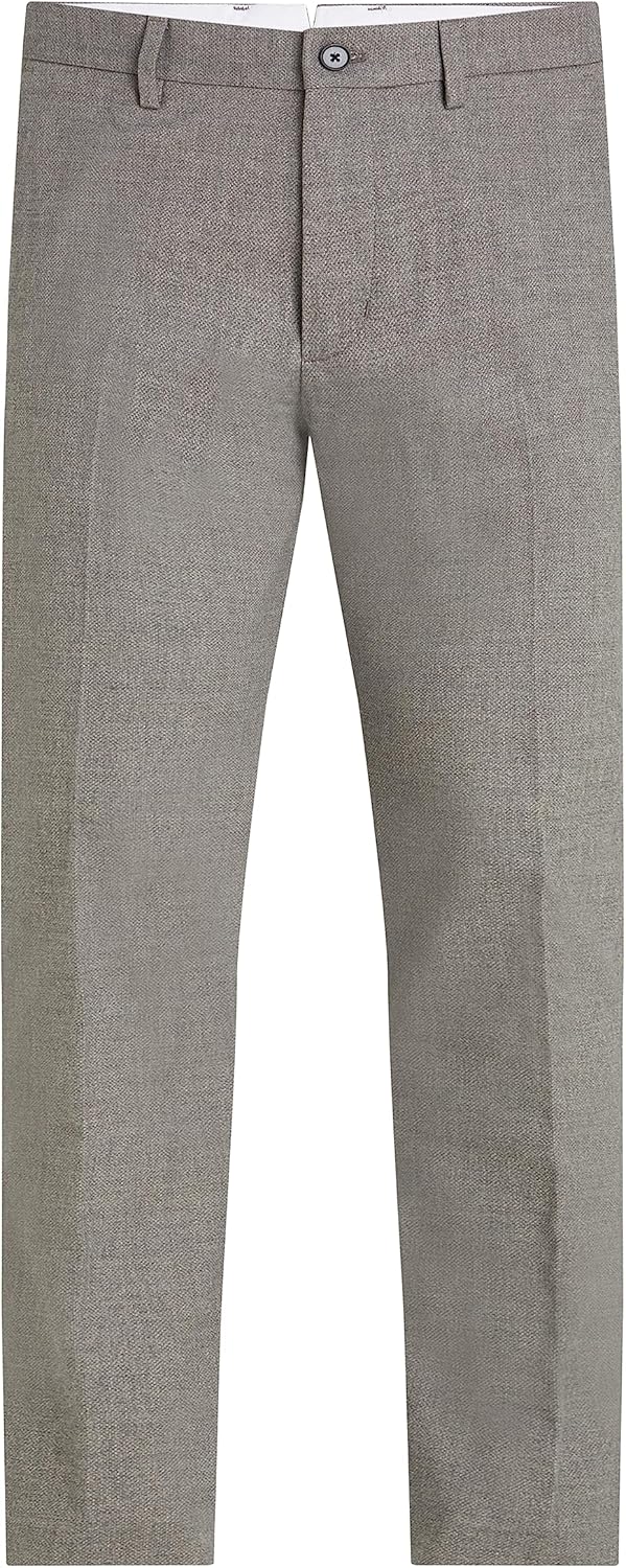 Tommy Hilfiger Herren Bleecker Fake Solid Wool Look Gewebte Hosen 31W / 30L Grau (Medium Grey Heathe