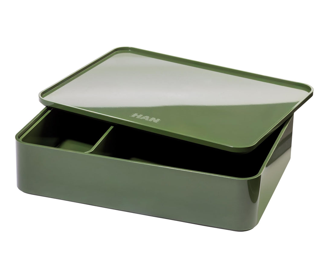 HAN Schubladenbox Allison SMART-ORGANIZER Utensilienbox mit Innenschale und Deckel/Serviertablett, s