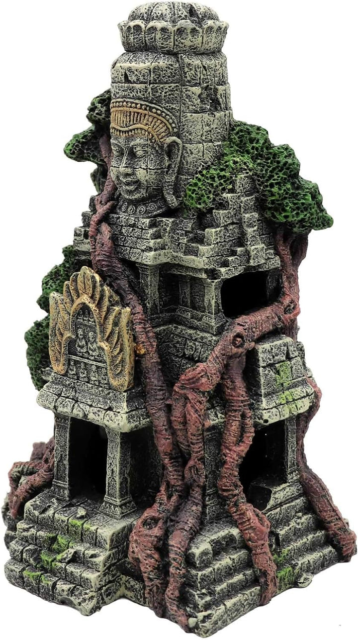 MUYIRTED Aquarium Deko gross Buddha Statue Aqua Ornaments höhle Harz Aquarium Dekoration Für Kleine