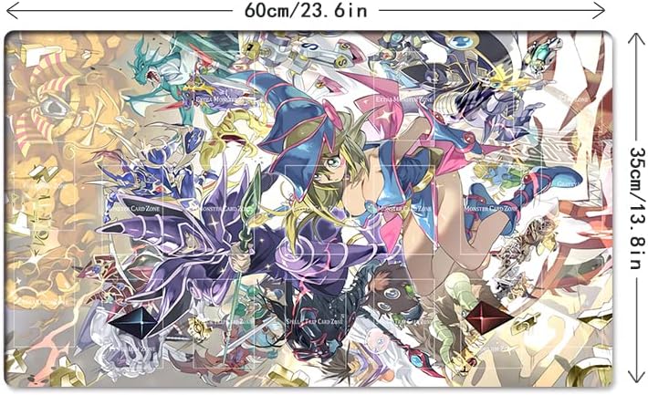 Neue Mlikemat Spielmatte ZD039-558-A Duel Monsters TCG CCG OCG Sammelkartenspielmatte mit Zonen + gr