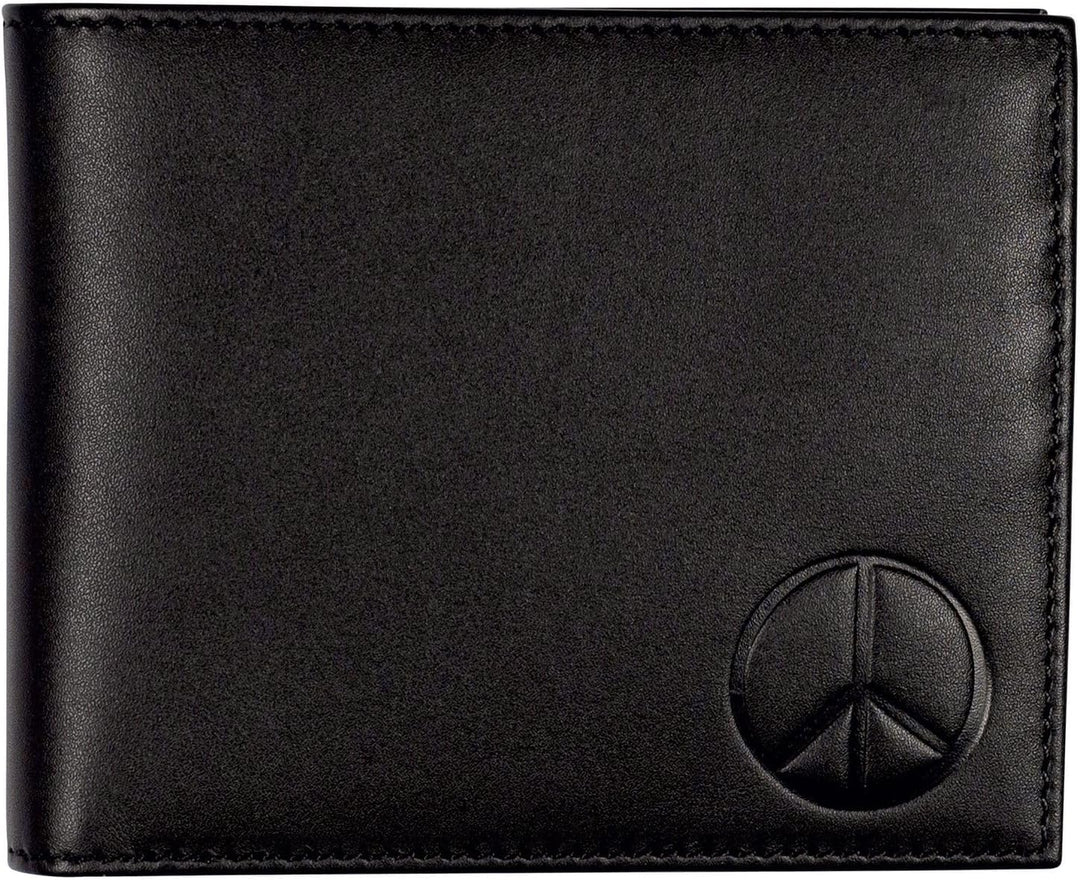 oxmox Leather Geldbörse RFID Schutz Leder 12 cm