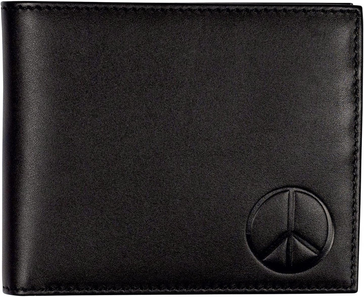 oxmox Leather Geldbörse RFID Schutz Leder 12 cm