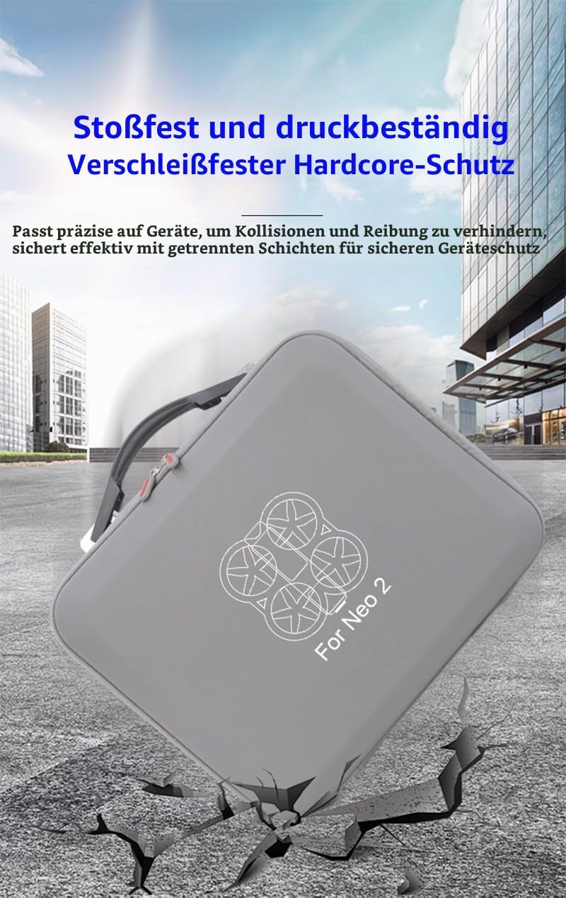 Tragetasche für DJI Neo 2 Motion Fly More Combo, tragbare Reisetasche mit Schultergurt für Goggles N