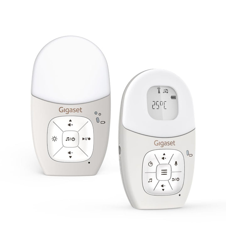Gigaset Baby 100 Audio – Audio-Babyphone mit DECT-Technologie – Sichere Zwei-Wege-Kommunikation – 30