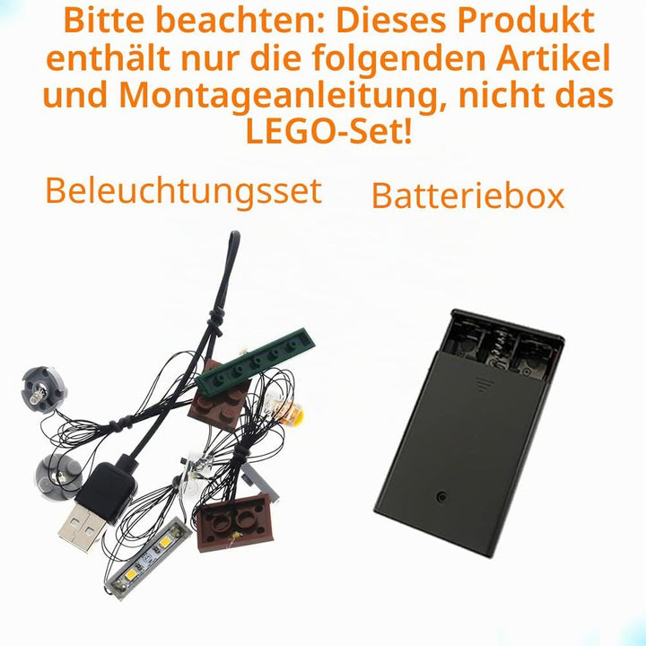 GEAMENT LED Licht-Set für Ideas Friends Central Perk Café - Kompatibel mit Lego 21319 Bausteinen (Mo