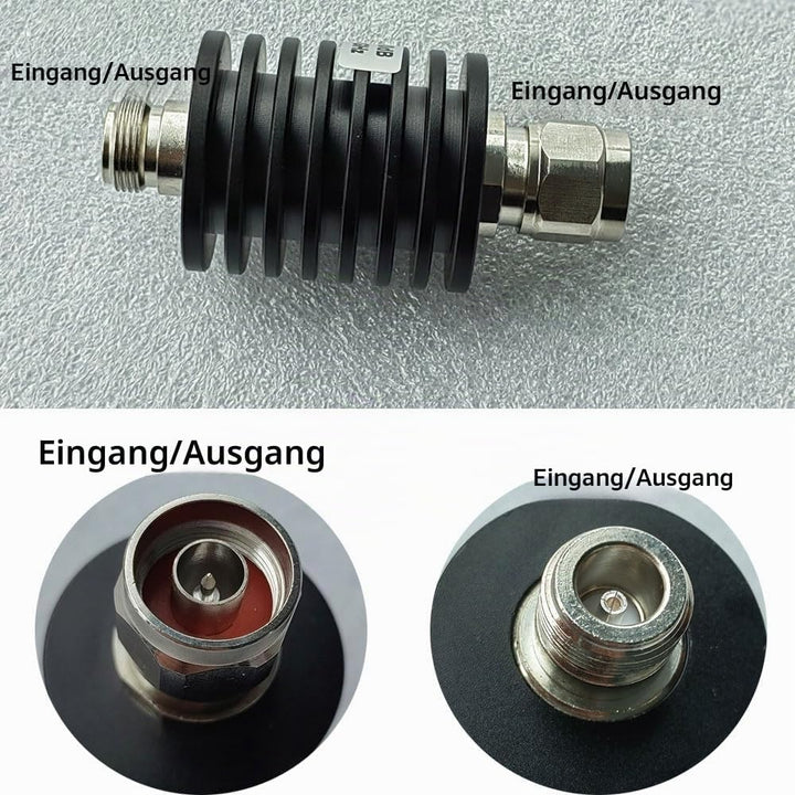 BECEN 25 W N RF Dämpfungsregler 3 GHZ Stecker 1-40 dB wählbar(10dB), 10dB