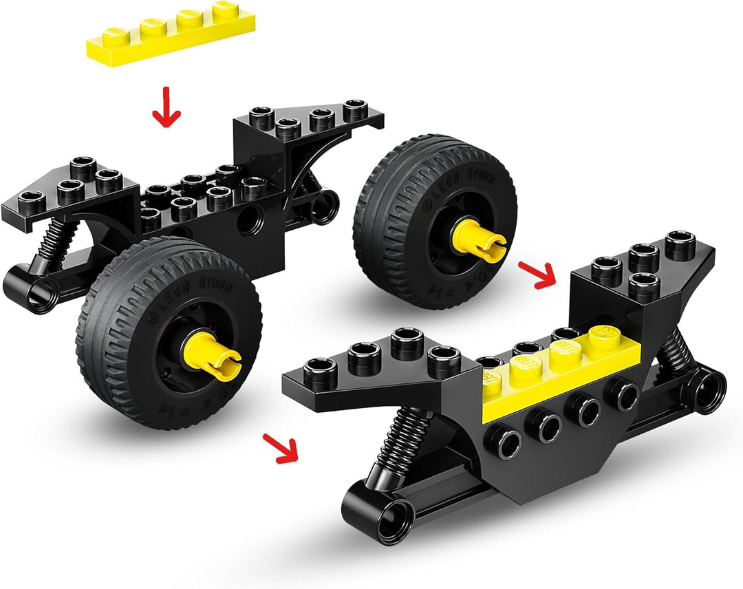LEGO City Feuerwehrmotorrad, Feuerwehr-Spielzeug für Kinder ab 4 Jahren mit Motorrad und 2 Minifigur