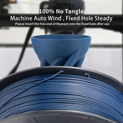 IEMAI PETG Kohlefaser Filament 1,75 mm, Blau Kohlefaser PETG Filament, 3D Drucker Filament PETG Kohl