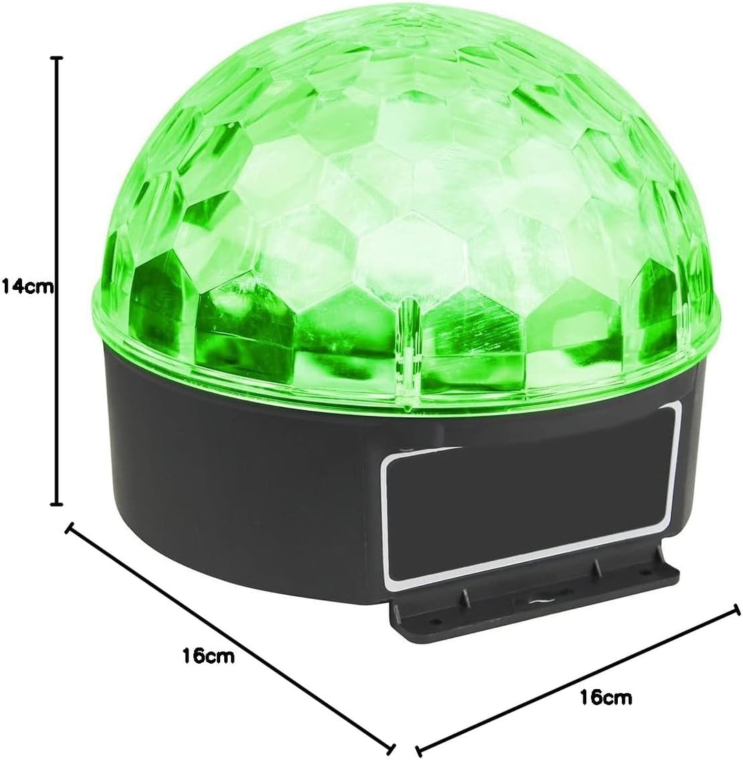 MAX Jelly Ball - Discokugel LED Lichteffekt, Discolicht Partylicht Kinder und Erwachsene, bewegliche