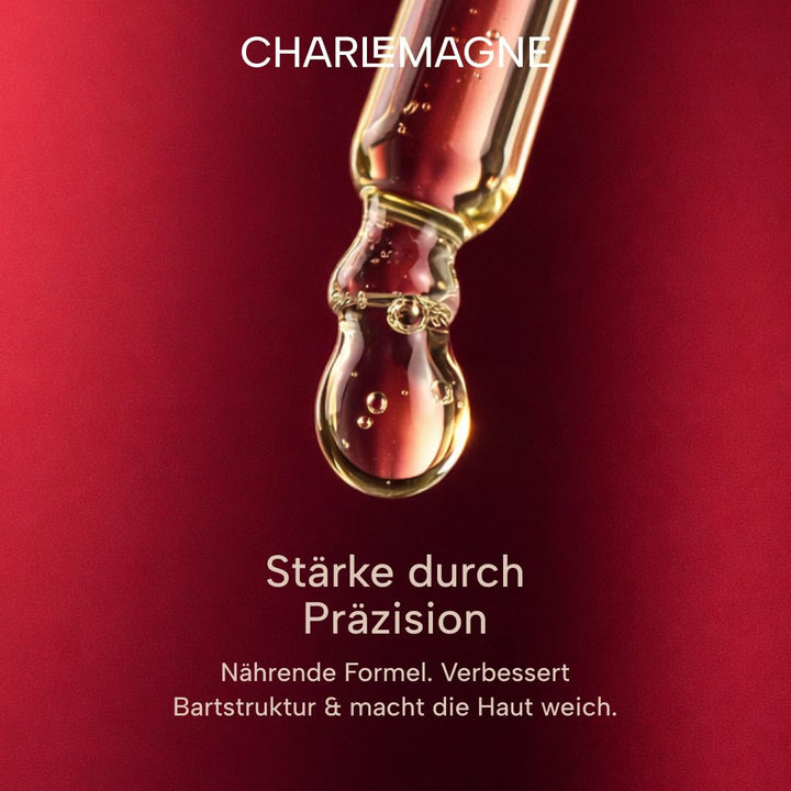 Charlemagne Bartöl für Männer – 30 ml, Durmont | Erdiger Traditioneller Duft, Bart-Conditioner &amp; Wei