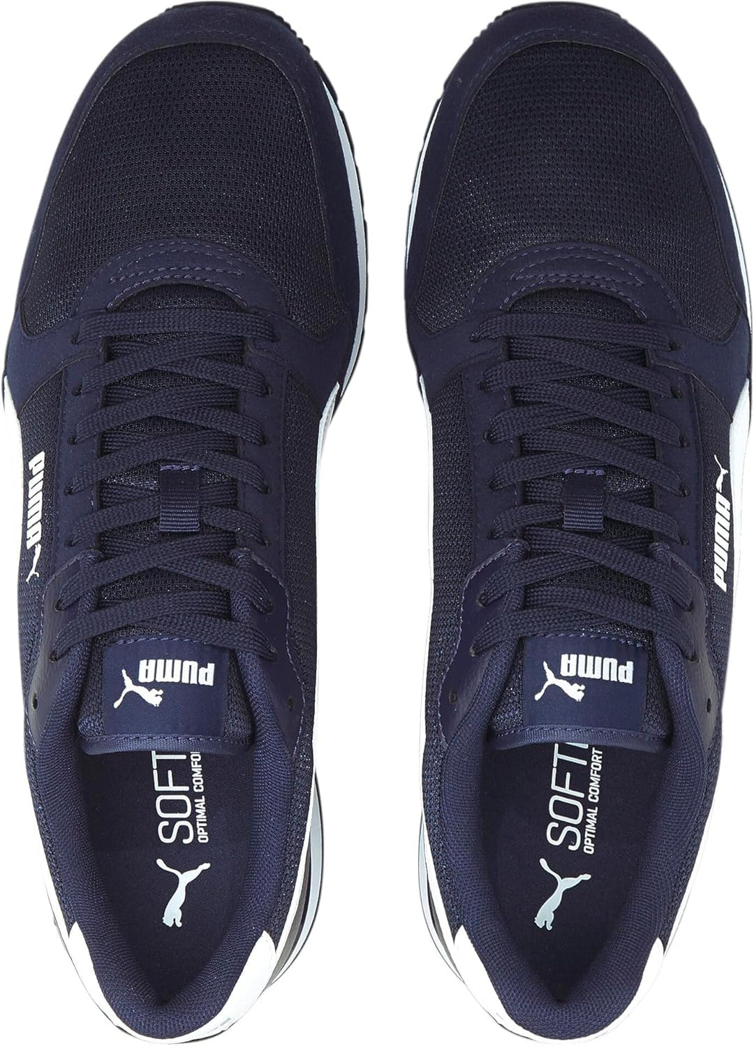 PUMA Unisex St Runner V3 Mesh Sneaker 40.5 EU Peacoat Puma White, 40.5 EU Peacoat Puma White