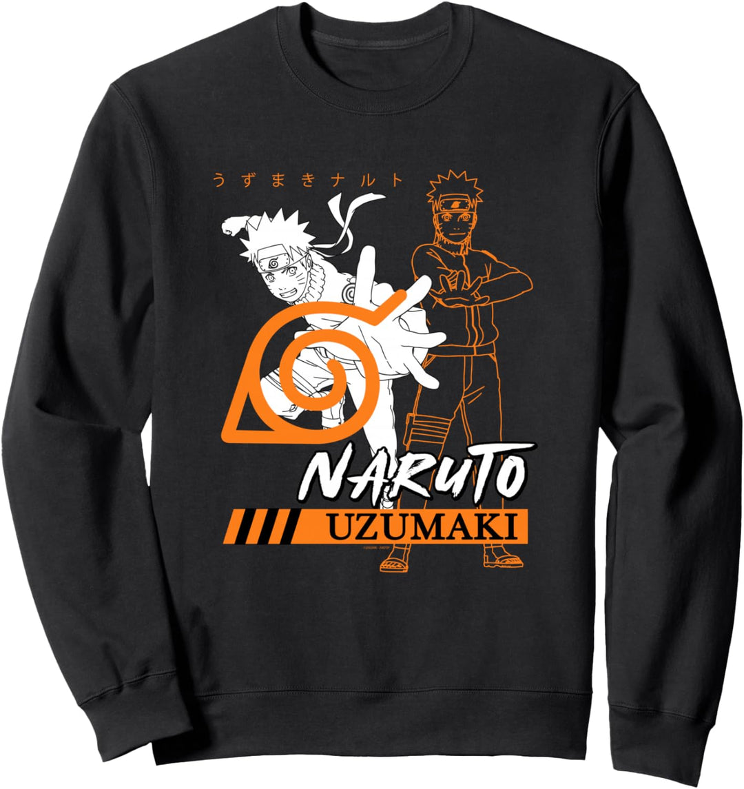 Naruto Shippuden Überlappend Naruto Uzumaki Sweatshirt
