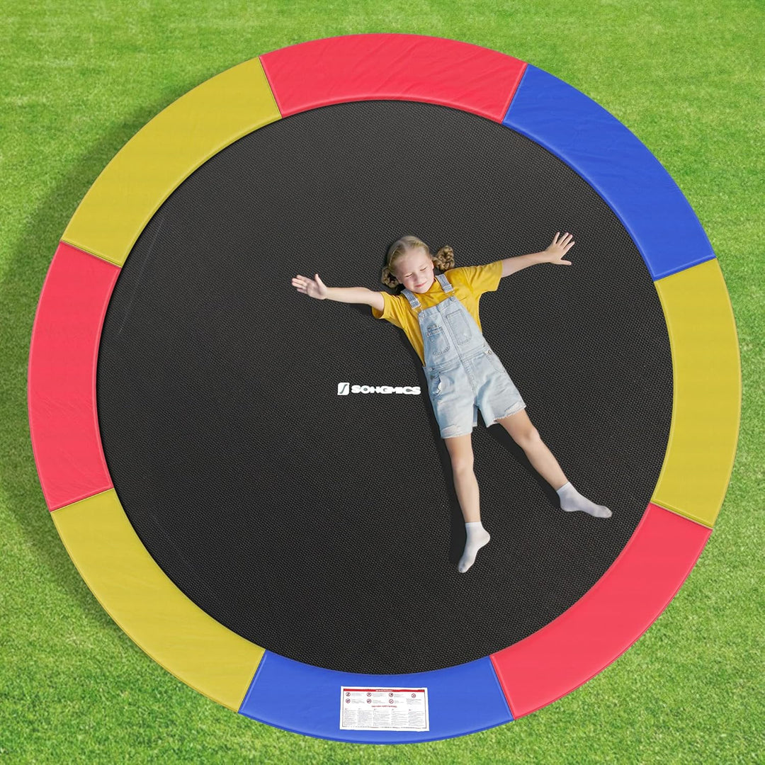 SONGMICS Trampolin Randabdeckung, Ø 183 244 305 366 427 cm, Federabdeckung, Randschutz, Sicherheitsm