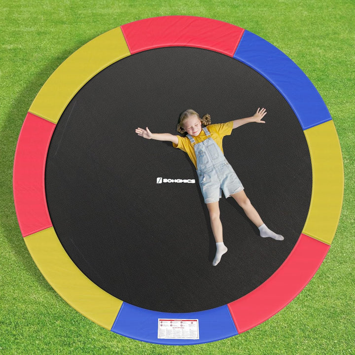 SONGMICS Trampolin Randabdeckung, Ø 183 244 305 366 427 cm, Federabdeckung, Randschutz, Sicherheitsm