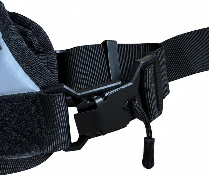 reflektierenede Chest Bag ideal für Motorrad und Radfahrer, mit magnetischen Seitenverschlüssen und