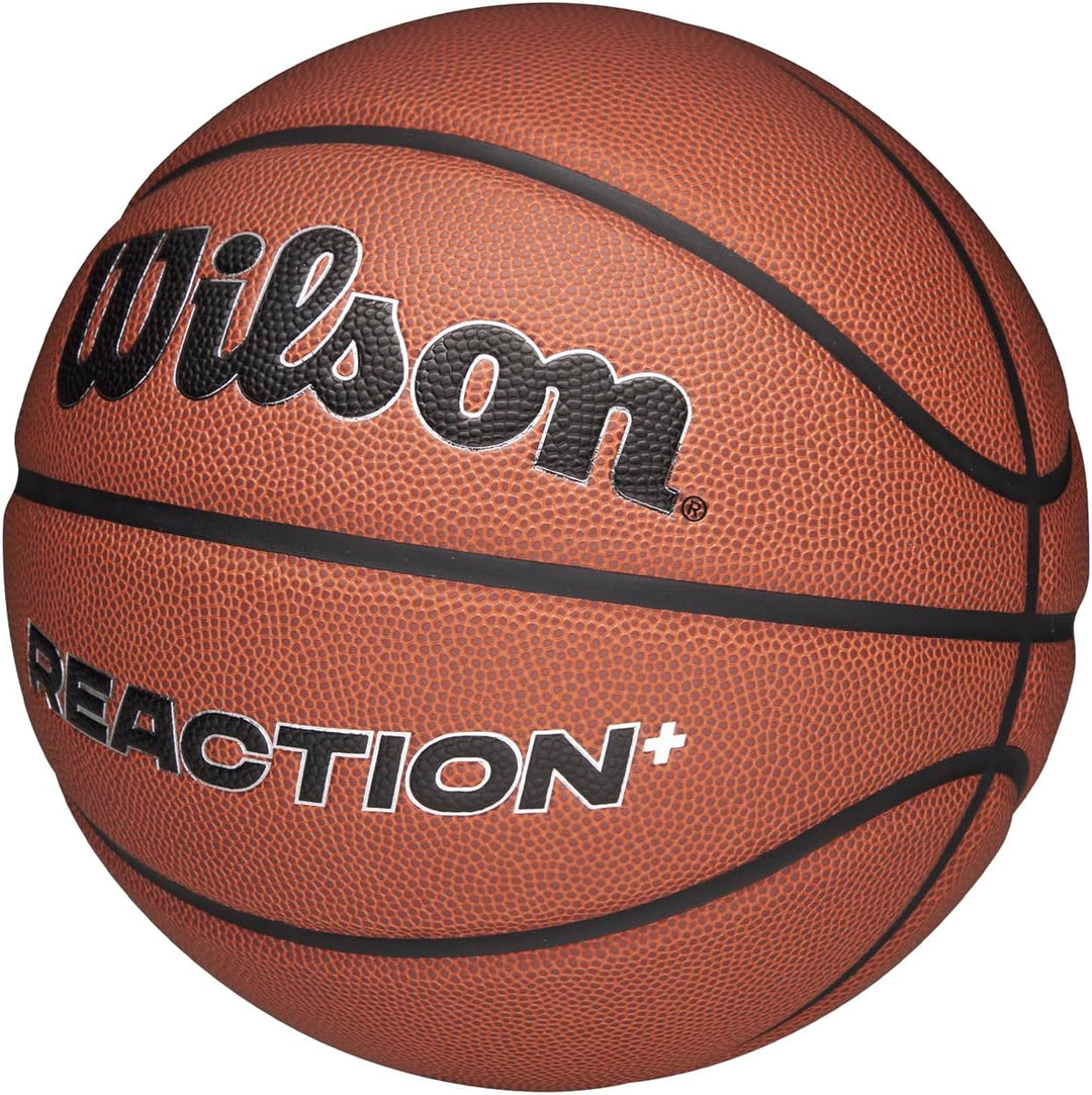 Wilson Reaction Plus Basketball, Aus langlebigen Verbundmaterialien mit tiefem Kanaldesign 6, 6