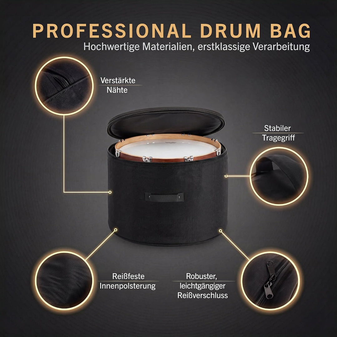 XDrum Bass Drum Tasche, gepolstert, Schwarz, Drum Bag (22"x16"), 22"x16"