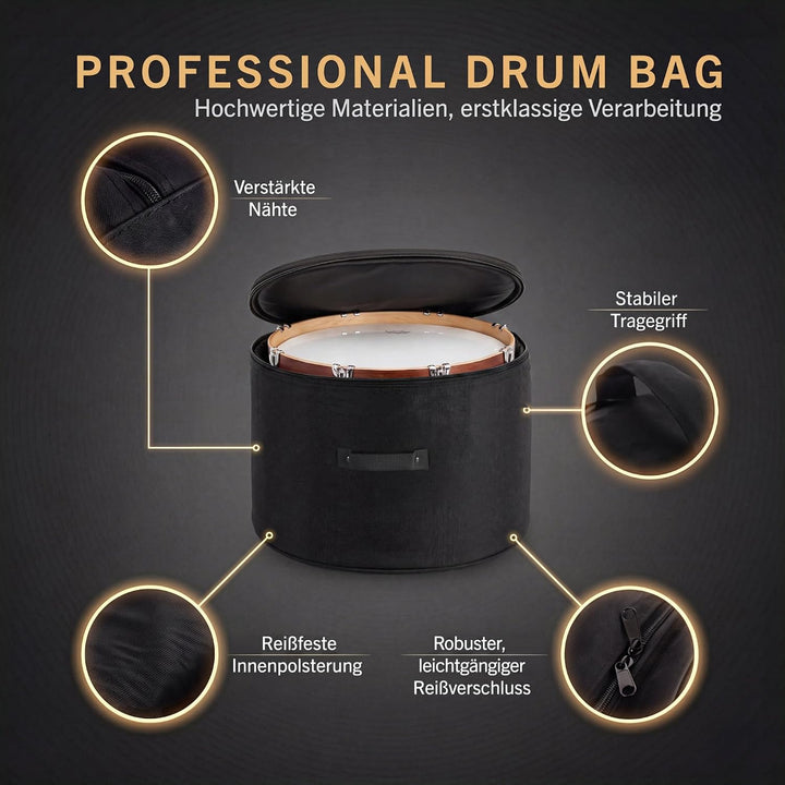 XDrum Bass Drum Tasche, gepolstert, Schwarz, Drum Bag (22"x16"), 22"x16"