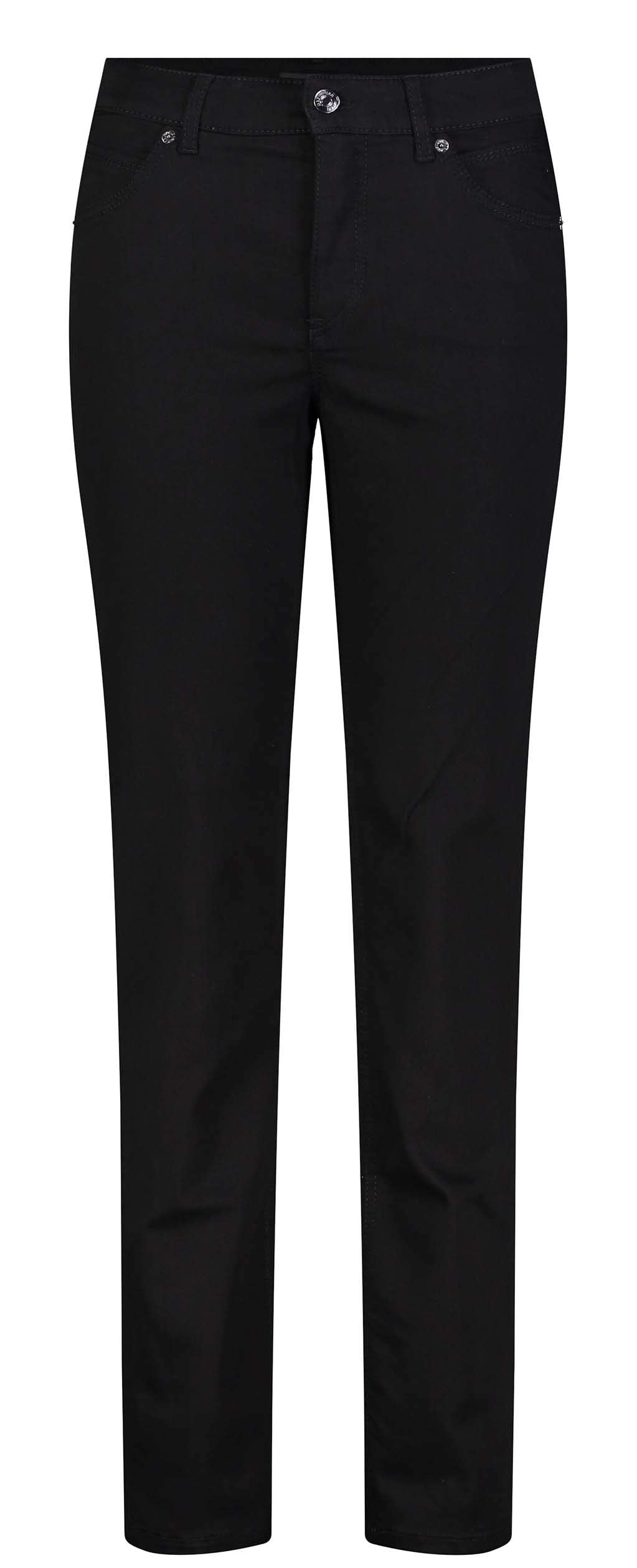 MAC Jeans Damen Jeans Hose Melanie Stretchdenim Grey 34 Black Black (D999), 34 Black Black (D999)