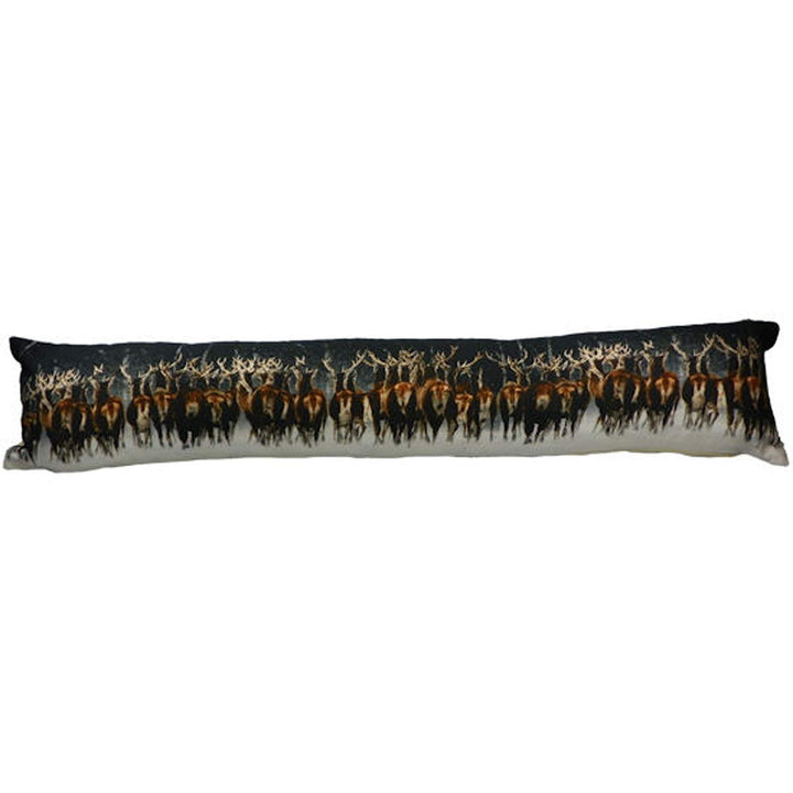 Mars & More - Windstopper - Zugluftstopper - Hirsche - 100% Baumwolle - 90 x 15 x 11,5 cm inkl. Füll
