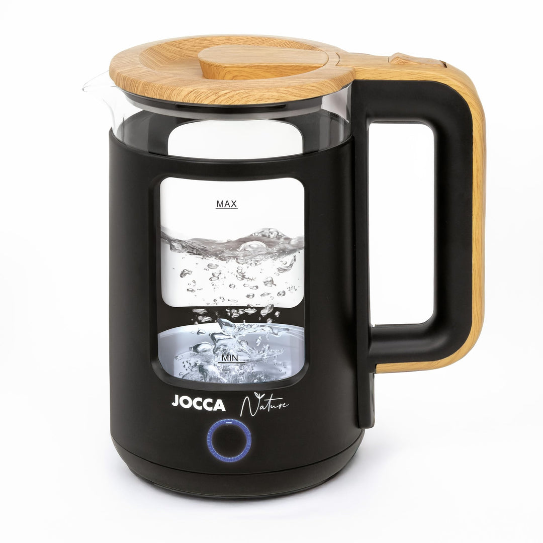 JOCCA - Elektrischer Wasserkocher 1,8| Schneller Kocher| 360º drehbare Basis| Automatische Abschaltu