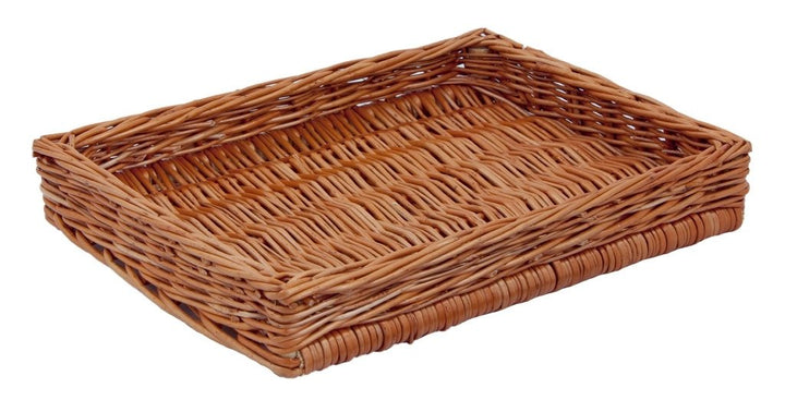 Backideen Regalkorb Klassisch rechteckig, braun, T 30cm x B 40cm x H 6cm 6cm x 30cm x 40cm [HxTxB] B