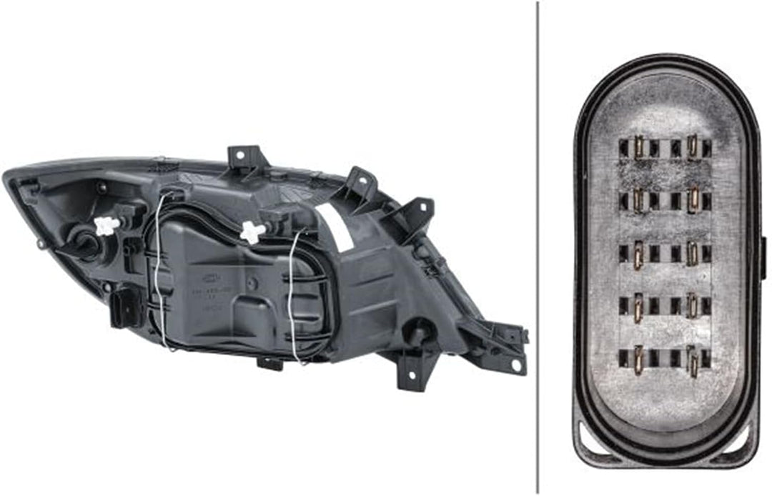 HELLA 1LH 246 047-071 Halogen-Hauptscheinwerfer - links - für u.a. Mercedes-Benz Sprinter 3-T Chassi