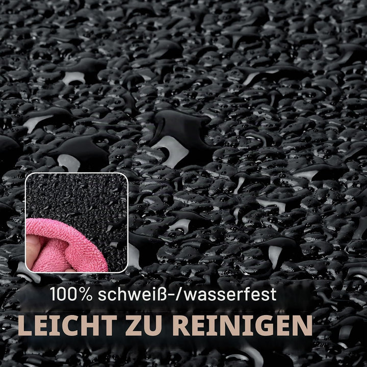 Bodenschutzmatte Laufband | 6 mm, 152 x 76 cm Bodenmatte für Sportgeräte, Fitnessgeräte, Schalldämme