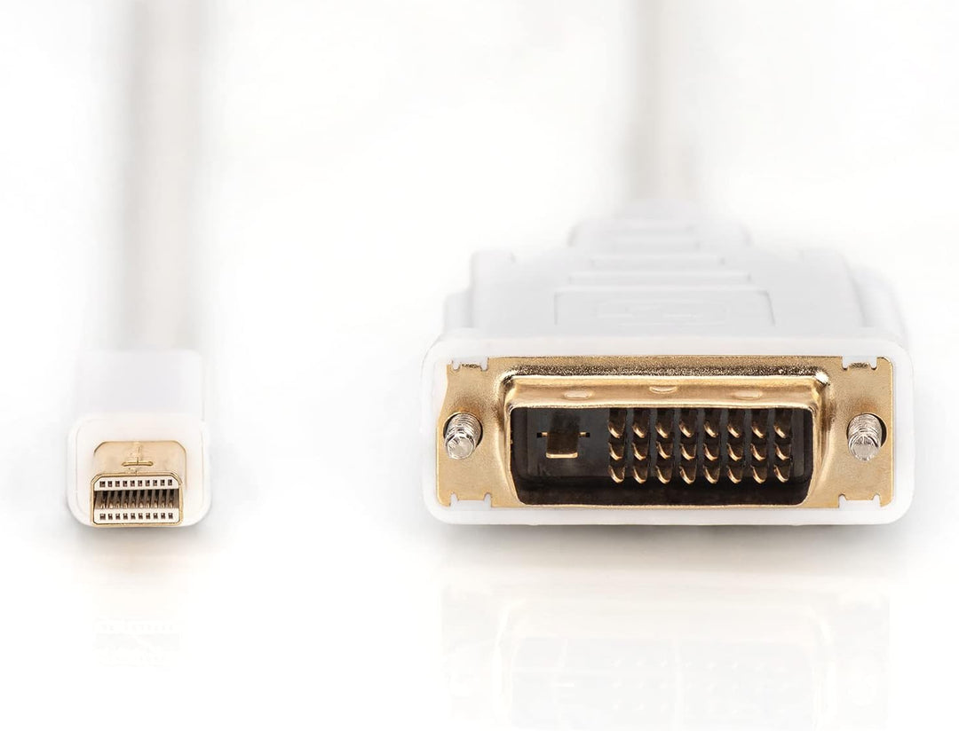 DIGITUS mini DisplayPort Adapterkabel - miniDP - DVI (24+1) - Full-HD 1080p/60Hz - Displayport 1.1a
